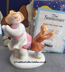 Coalport Snowman Dance The Night Away quality figurine
